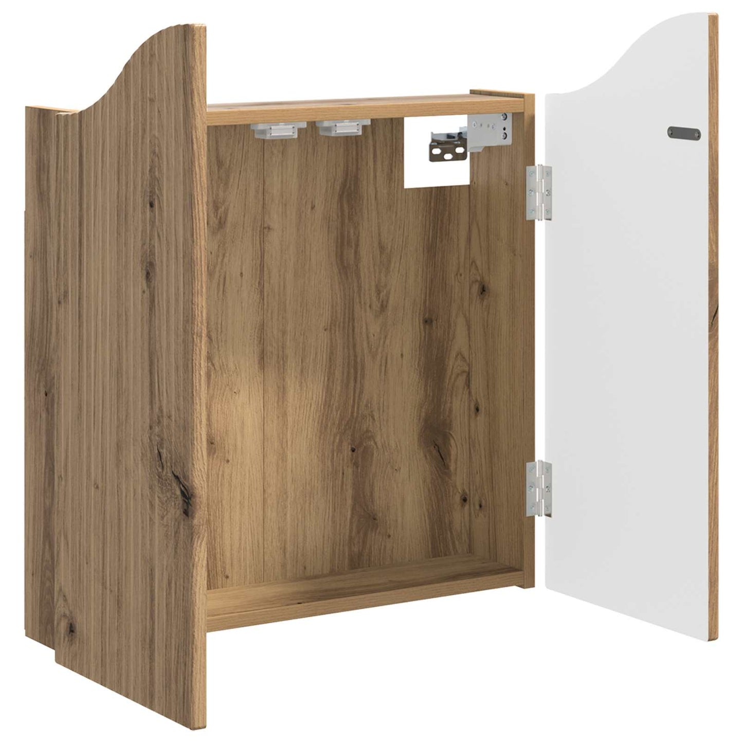 vidaXL Dartboard Cabinet Artisan Oak 56 x 12 x 63 cm Engineered Wood