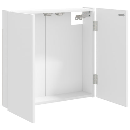 vidaXL Dartboard Cabinet White 56 x 12 x 53.5 cm Engineered Wood
