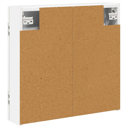 vidaXL Dartboard Cabinet White 56 x 12 x 53.5 cm Engineered Wood