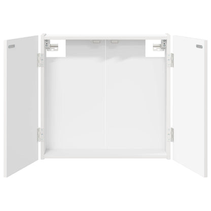 vidaXL Dartboard Cabinet White 56 x 12 x 53.5 cm Engineered Wood