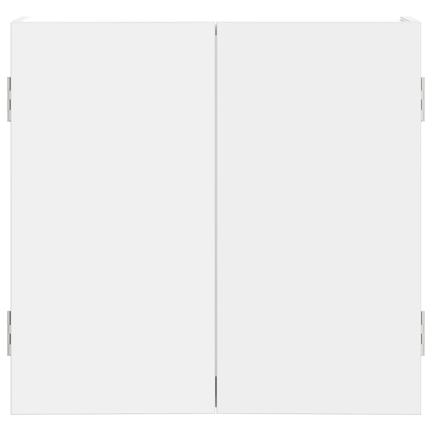 vidaXL Dartboard Cabinet White 56 x 12 x 53.5 cm Engineered Wood