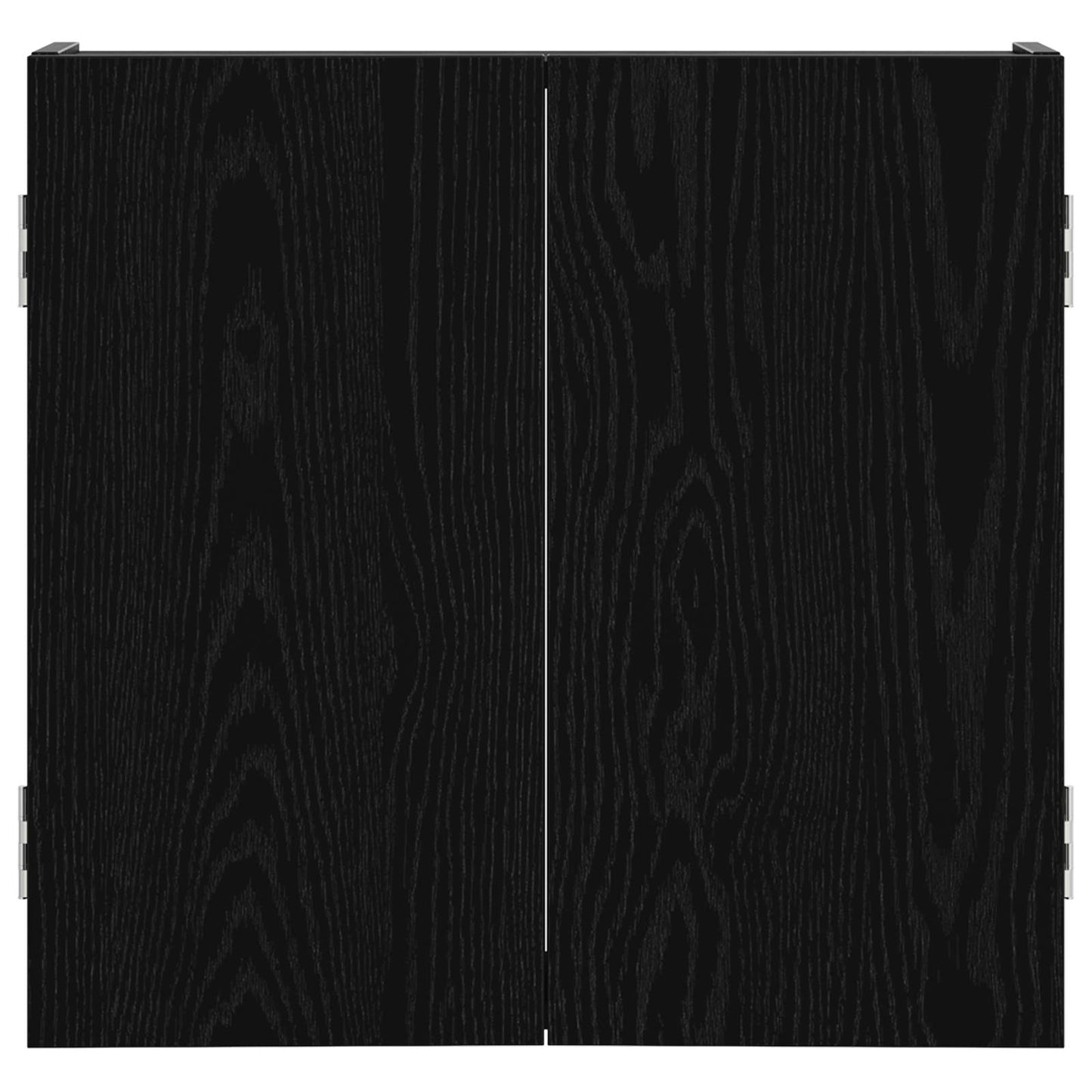 vidaXL Dartboard Cabinet Black Oak 56 x 12 x 53.5 cm Engineered Wood