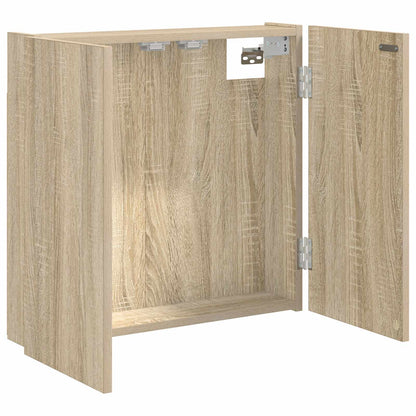 vidaXL Dartboard Cabinet Sonoma Oak 56 x 12 x 53.5 cm Engineered Wood