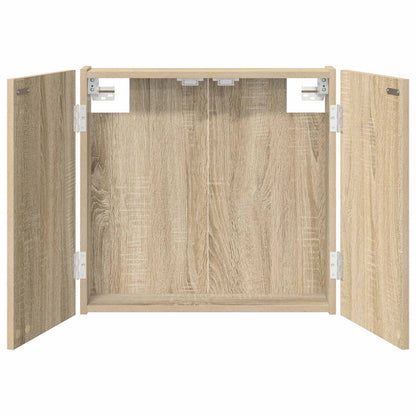 vidaXL Dartboard Cabinet Sonoma Oak 56 x 12 x 53.5 cm Engineered Wood