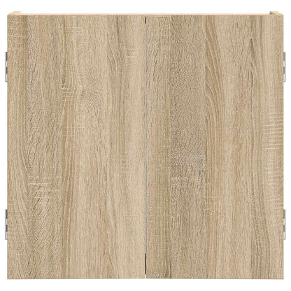 vidaXL Dartboard Cabinet Sonoma Oak 56 x 12 x 53.5 cm Engineered Wood