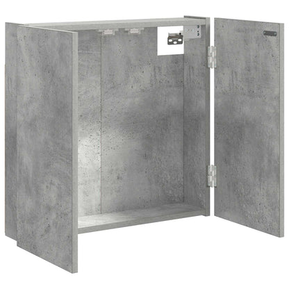 vidaXL Dartboard Cabinet Concrete Grey 56 x 12 x 53.5 cm