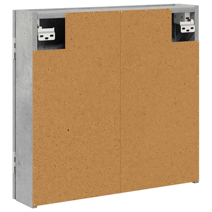 vidaXL Dartboard Cabinet Concrete Grey 56 x 12 x 53.5 cm