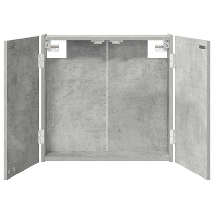 vidaXL Dartboard Cabinet Concrete Grey 56 x 12 x 53.5 cm