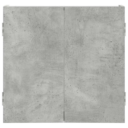 vidaXL Dartboard Cabinet Concrete Grey 56 x 12 x 53.5 cm