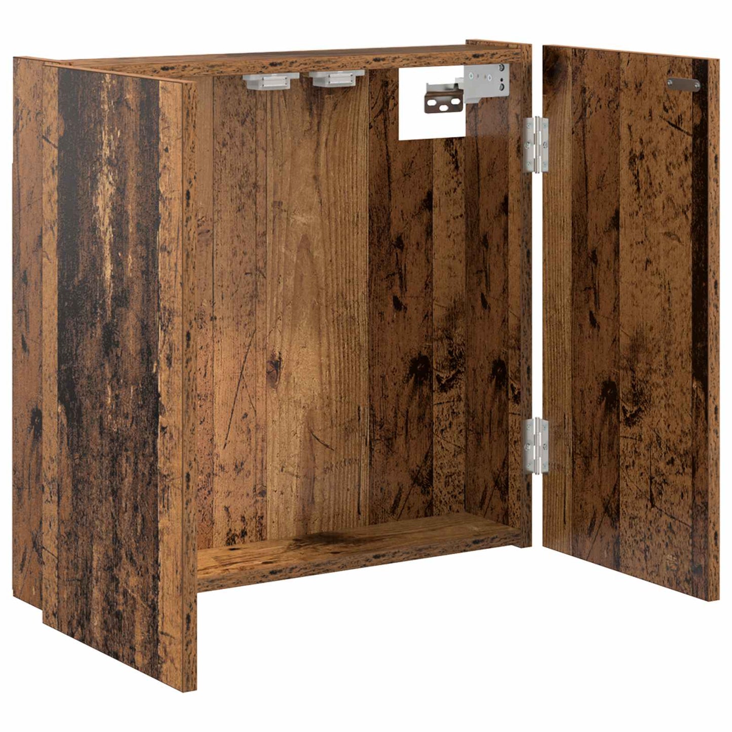 vidaXL Dartboard Cabinet Old Wood 56 x 12 x 53.5 cm Engineered Wood