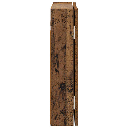 vidaXL Dartboard Cabinet Old Wood 56 x 12 x 53.5 cm Engineered Wood