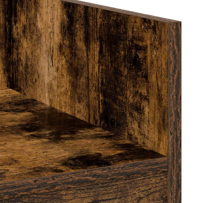 vidaXL DJ Table Smoked Oak 102 x 45 x 102 cm Engineered Wood