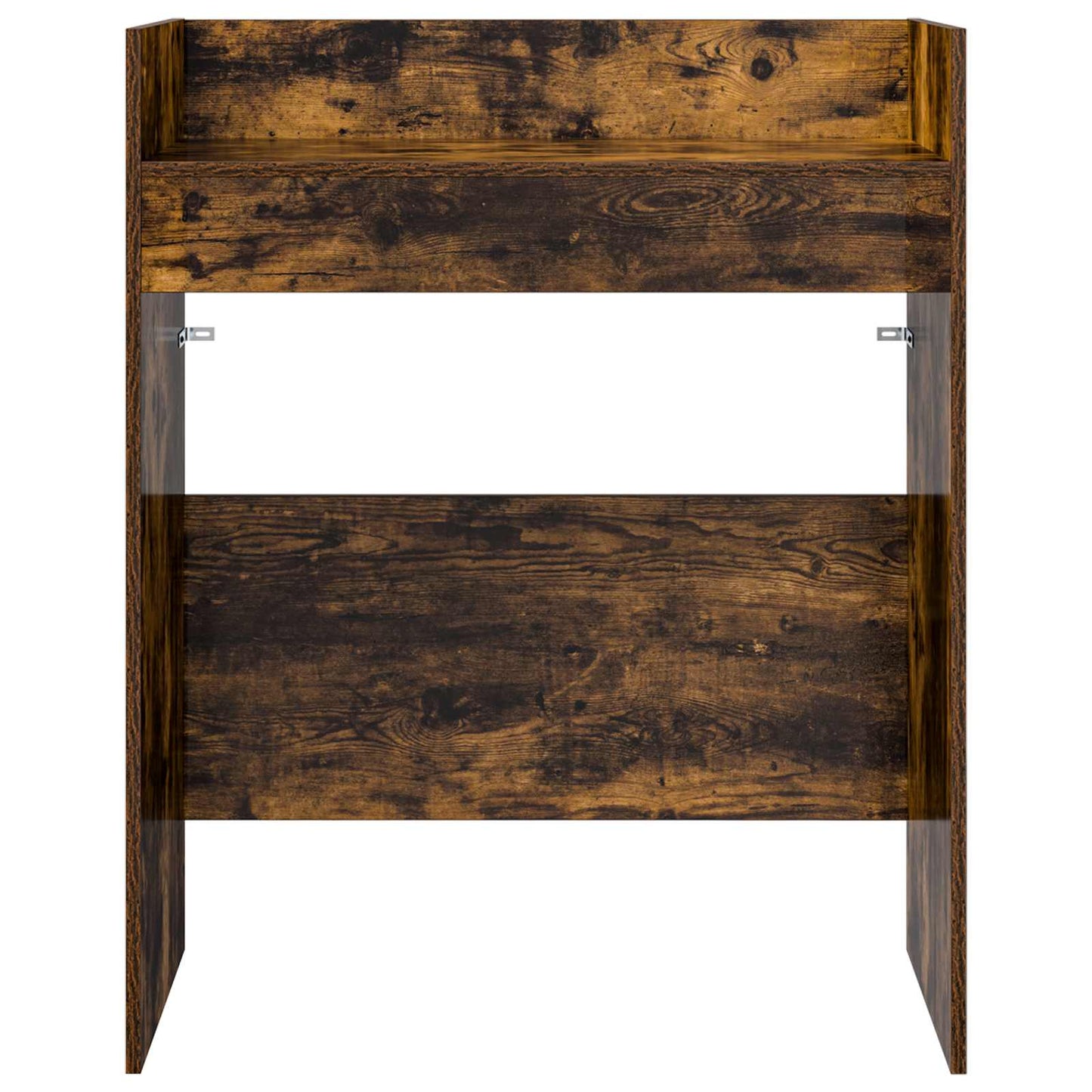 vidaXL DJ Table Smoked Oak 102 x 45 x 102 cm Engineered Wood