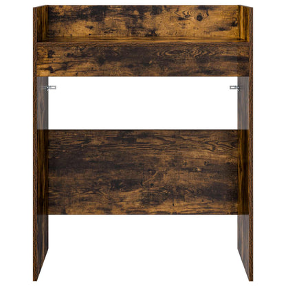 vidaXL DJ Table Smoked Oak 102 x 45 x 102 cm Engineered Wood
