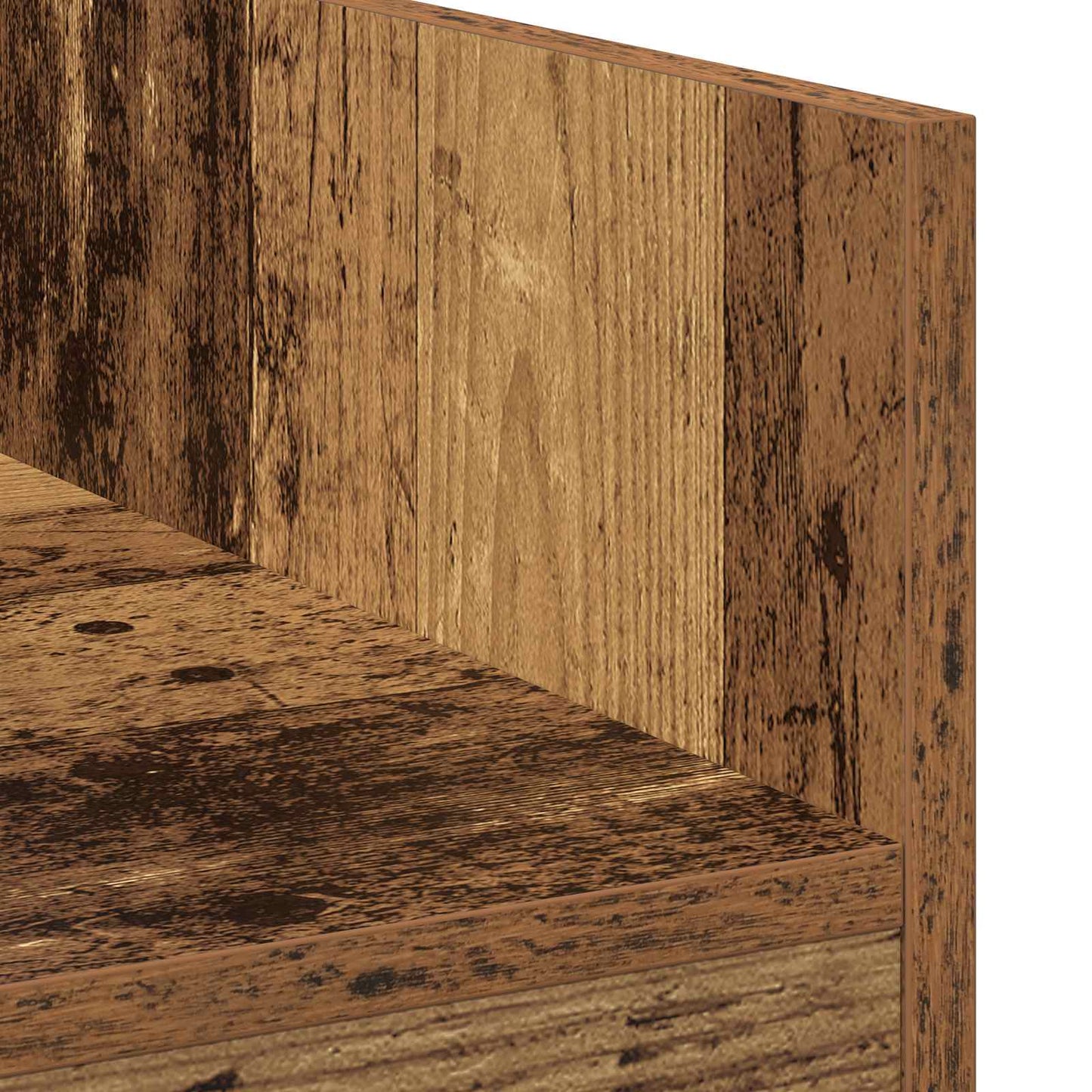 vidaXL DJ Table Old Wood 102 x 45 x 102 cm Engineered Wood