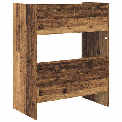 vidaXL DJ Table Old Wood 102 x 45 x 102 cm Engineered Wood