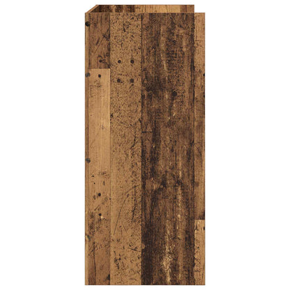 vidaXL DJ Table Old Wood 102 x 45 x 102 cm Engineered Wood