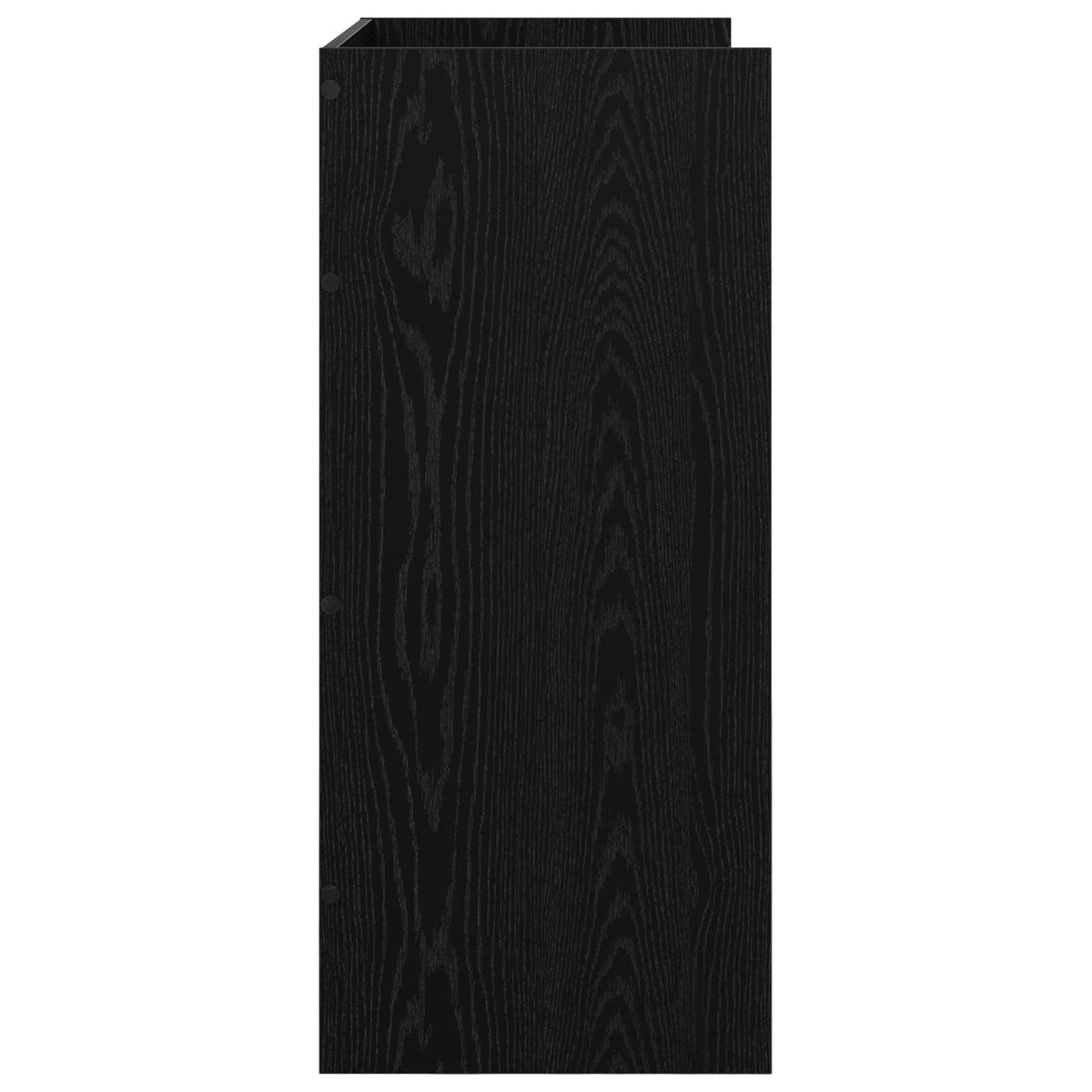 vidaXL DJ Table Black Oak 82 x 45 x 102 cm Engineered Wood