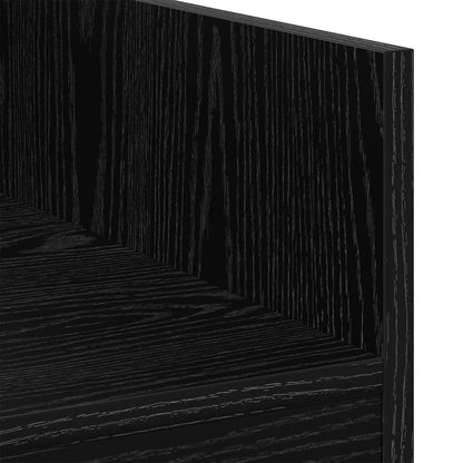 vidaXL DJ Table Black Oak 62 x 45 x 102 cm Engineered Wood