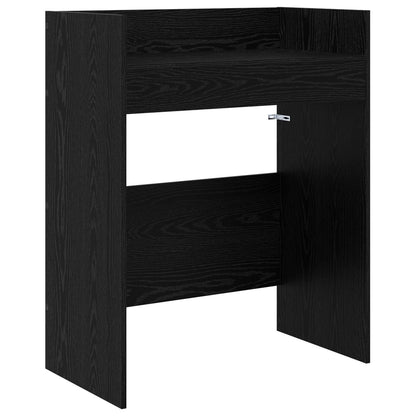 vidaXL DJ Table Black Oak 62 x 45 x 102 cm Engineered Wood