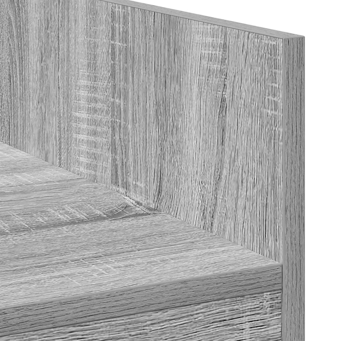 vidaXL DJ Table Grey Sonoma 62 x 45 x 102 cm Engineered Wood