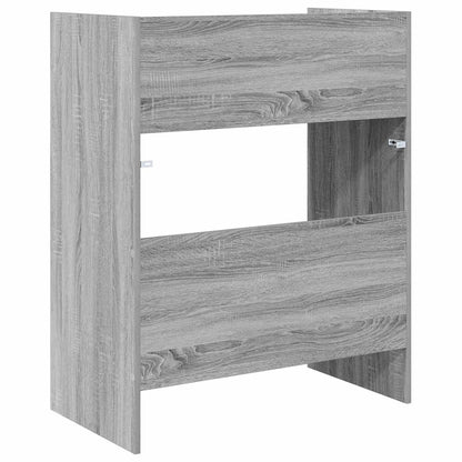 vidaXL DJ Table Grey Sonoma 62 x 45 x 102 cm Engineered Wood