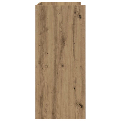 vidaXL DJ Table Artisan Oak 62 x 45 x 102 cm Engineered Wood