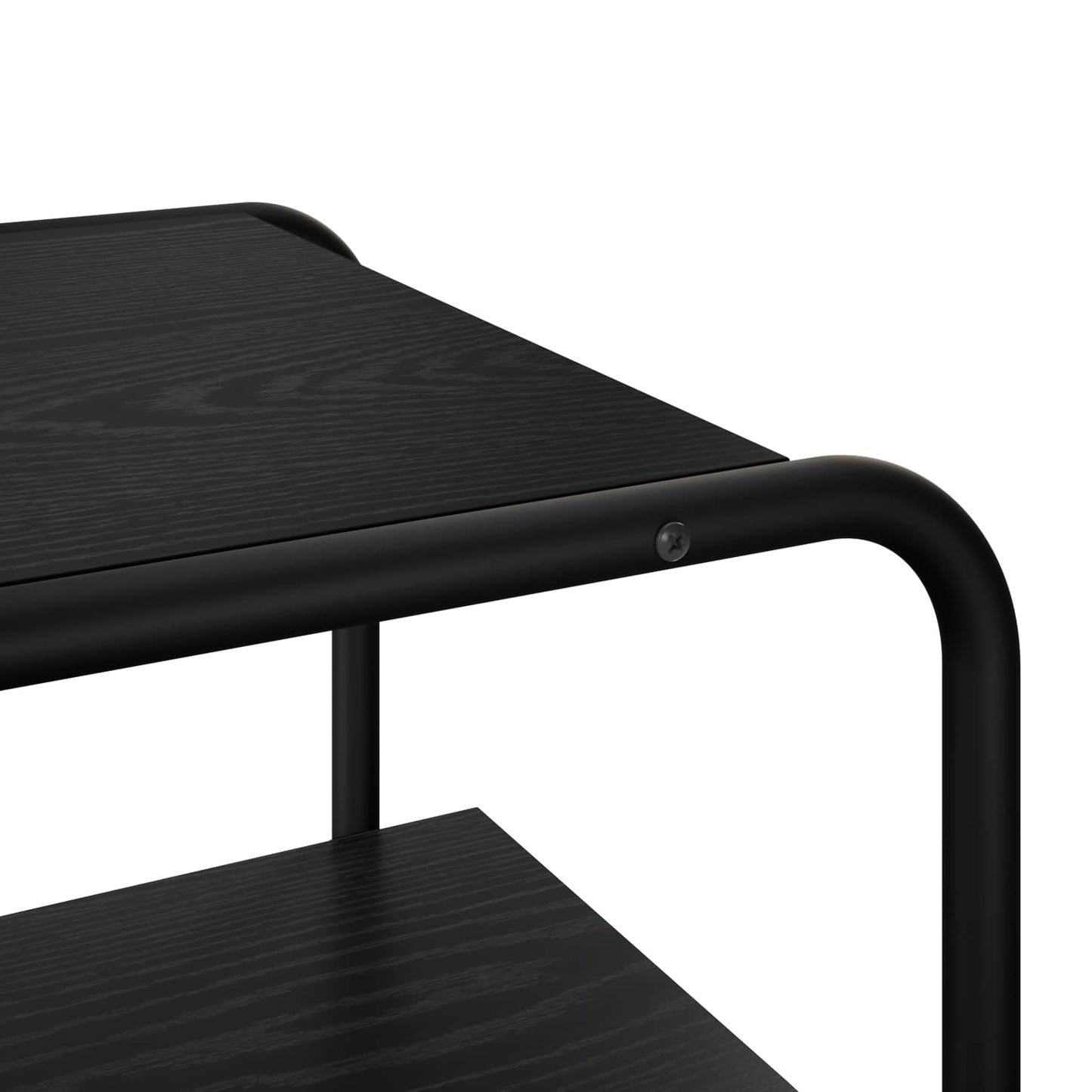 vidaXL Console Table Black Oak 60 x 41 x 75 cm Engineered Wood
