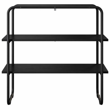 vidaXL Console Table Black Oak 60 x 41 x 75 cm Engineered Wood