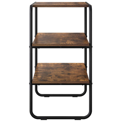 vidaXL Console Table Smoked Oak 60 x 41 x 75 cm Engineered Wood