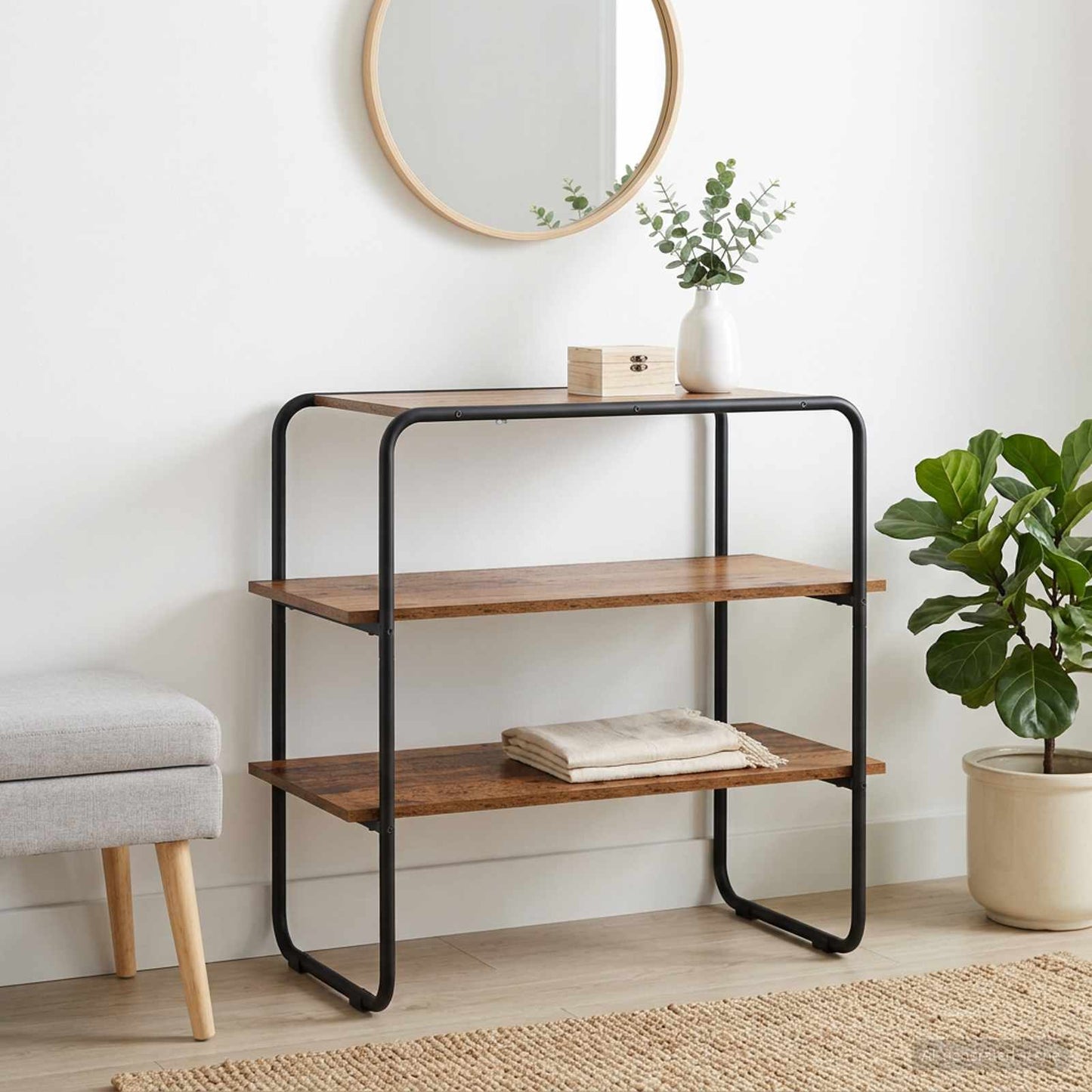 vidaXL Console Table Old Wood 60 x 41 x 75 cm Engineered Wood