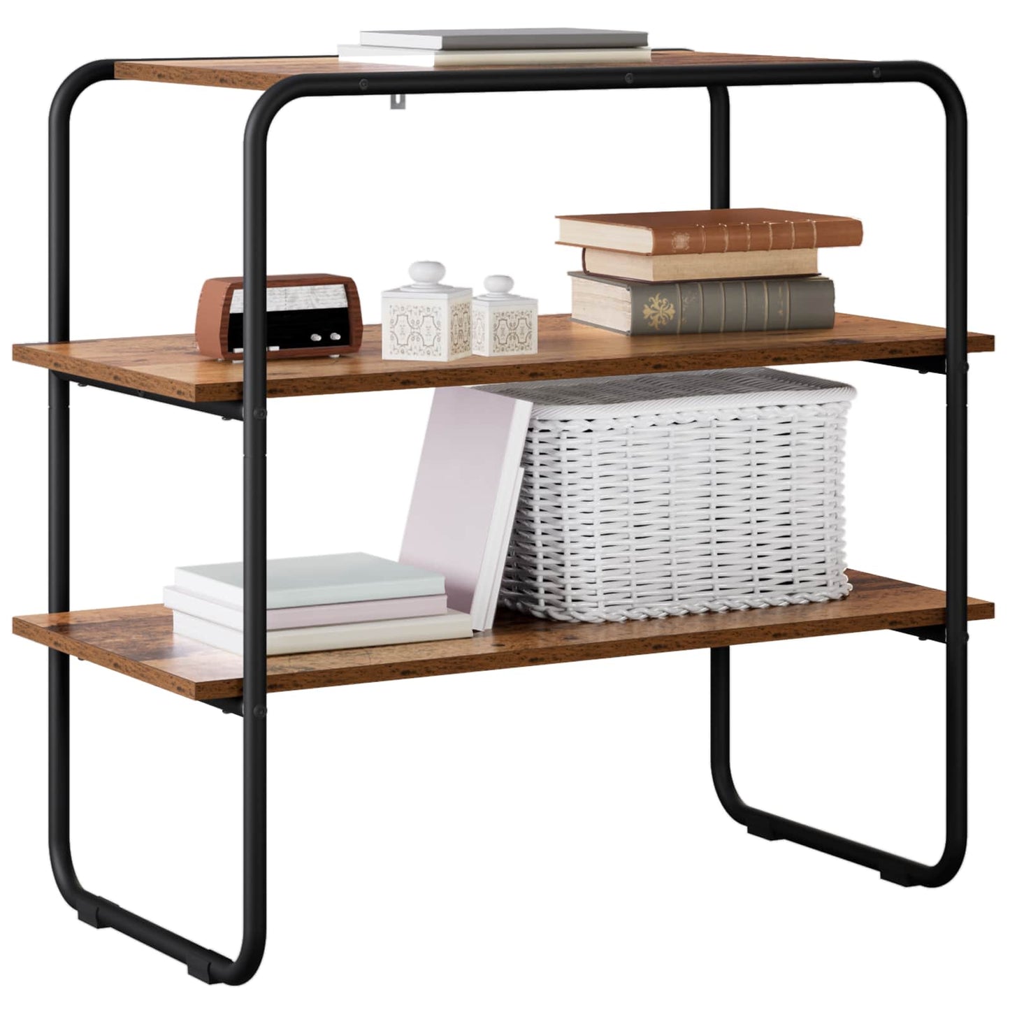 vidaXL Console Table Old Wood 60 x 41 x 75 cm Engineered Wood