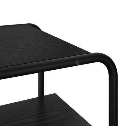 vidaXL Console Table Black Oak 80 x 41 x 75 cm Engineered Wood