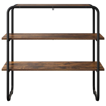 vidaXL Console Table Smoked Oak 80 x 41 x 75 cm Engineered Wood