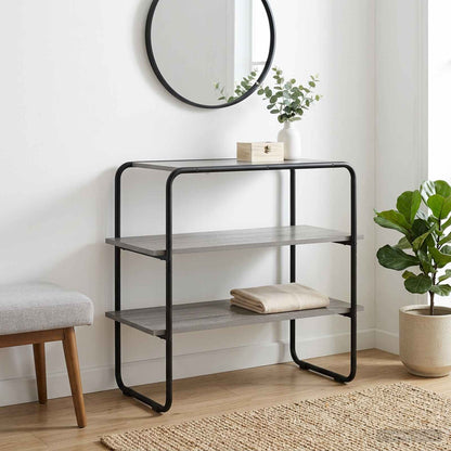vidaXL Console Table Grey Sonoma 80 x 41 x 75 cm Engineered Wood