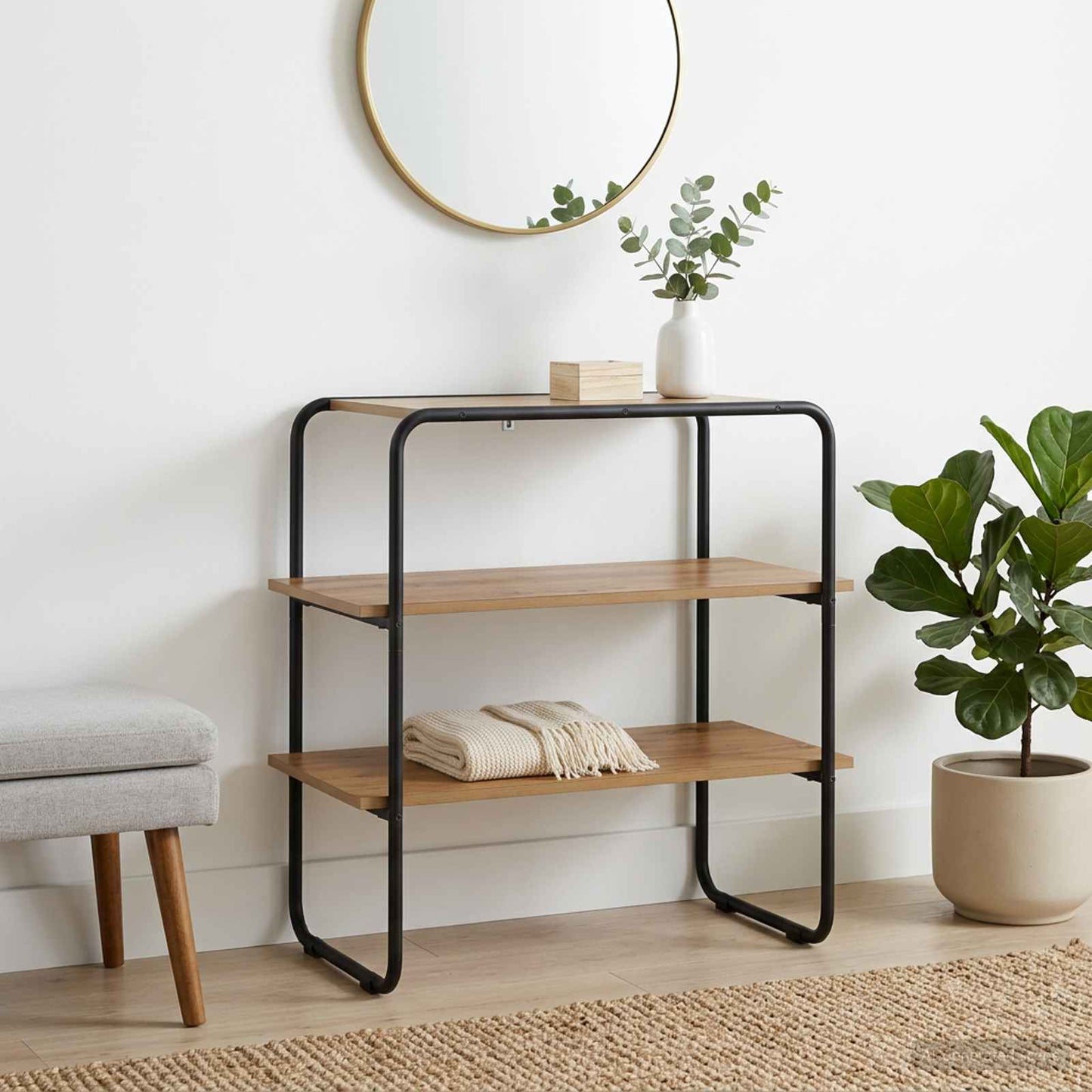 vidaXL Console Table Artisan Oak 100 x 41 x 75 cm Engineered Wood