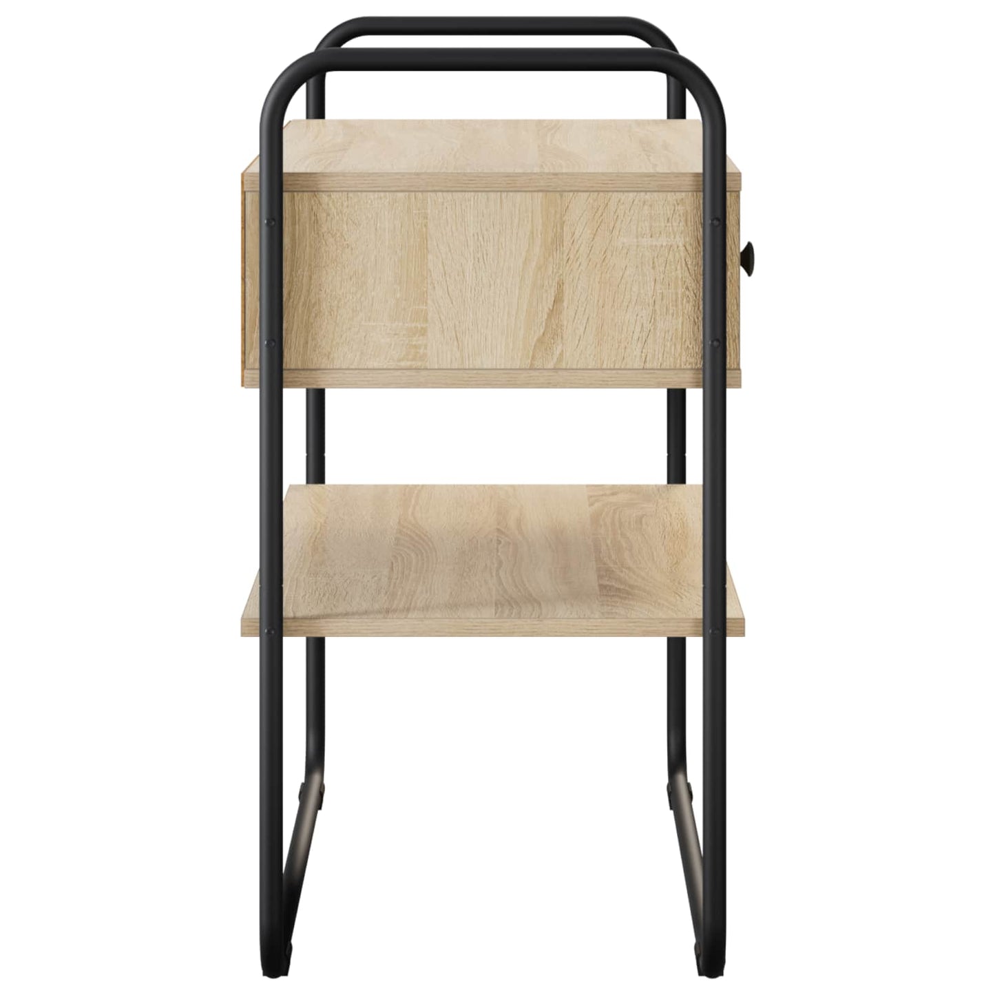 vidaXL Console Table Sonoma Oak 80 x 40 x 75 cm Engineered Wood