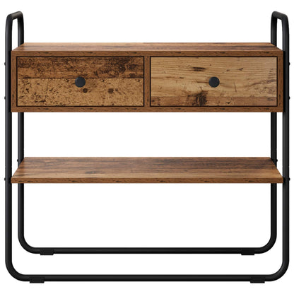 vidaXL Console Table Old Wood 80 x 40 x 75 cm Engineered Wood