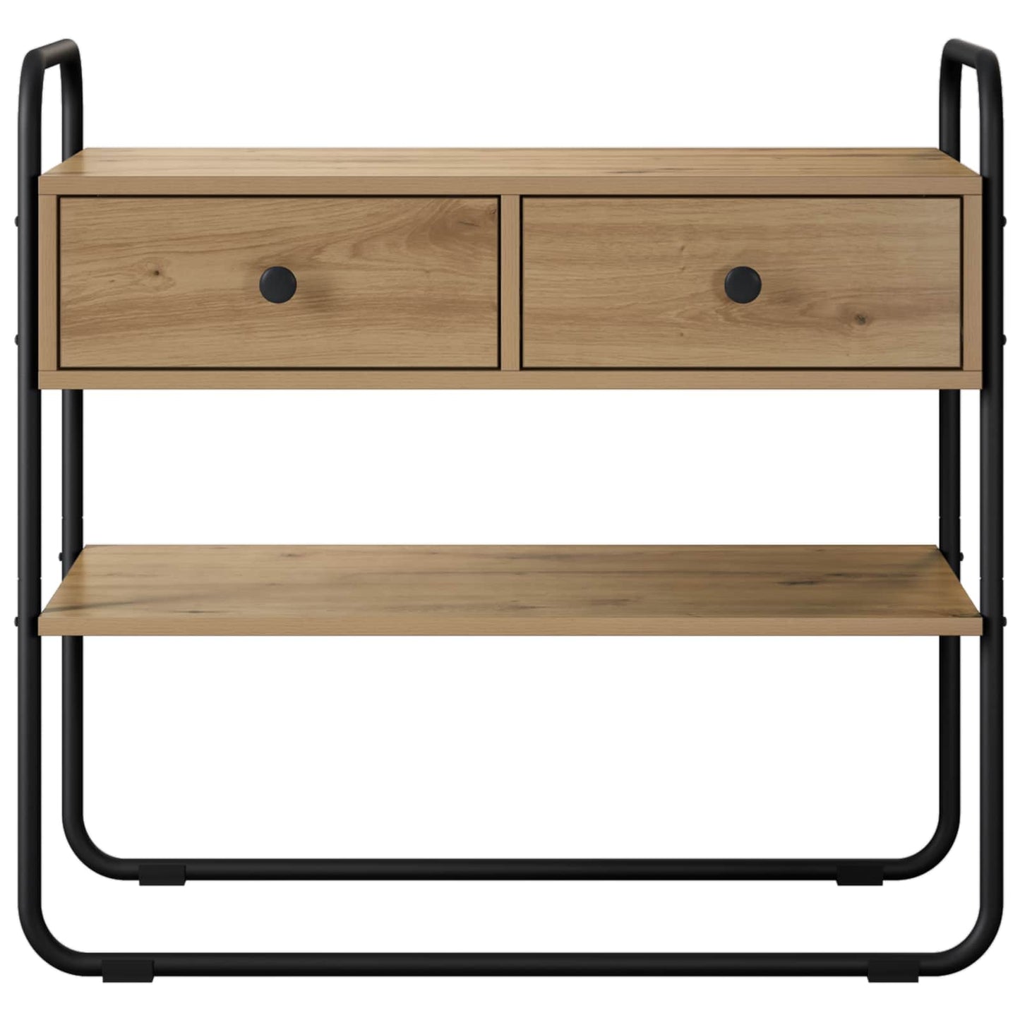 vidaXL Console Table Artisan Oak 80 x 40 x 75 cm Engineered Wood