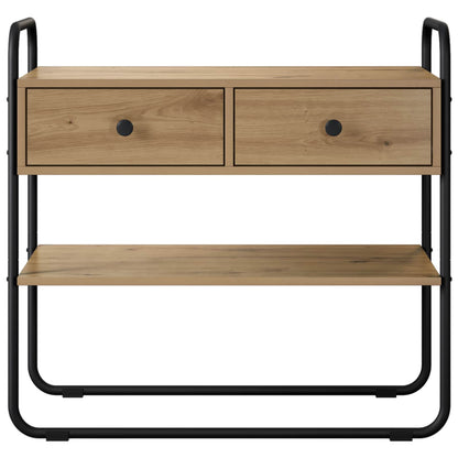 vidaXL Console Table Artisan Oak 80 x 40 x 75 cm Engineered Wood