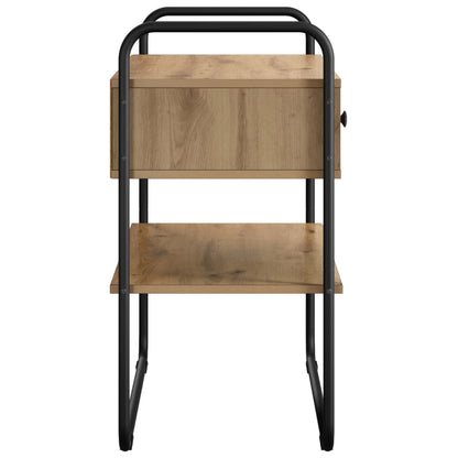 vidaXL Console Table Artisan Oak 80 x 40 x 75 cm Engineered Wood