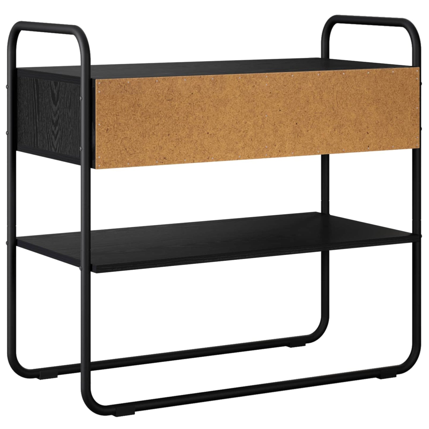 vidaXL Console Table Black Oak 100 x 40 x 75 cm Engineered Wood