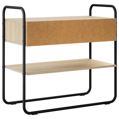 vidaXL Console Table Sonoma Oak 100 x 40 x 75 cm Engineered Wood