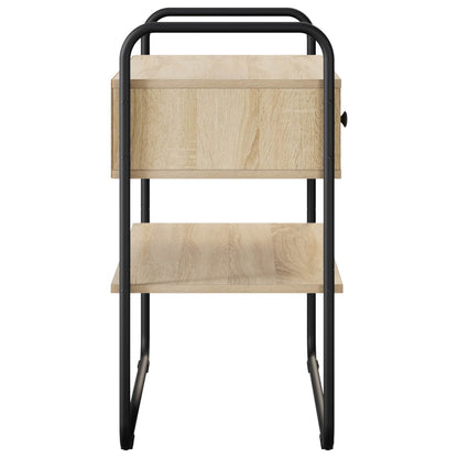 vidaXL Console Table Sonoma Oak 100 x 40 x 75 cm Engineered Wood