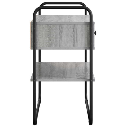 vidaXL Console Table Grey Sonoma 100 x 40 x 75 cm Engineered Wood