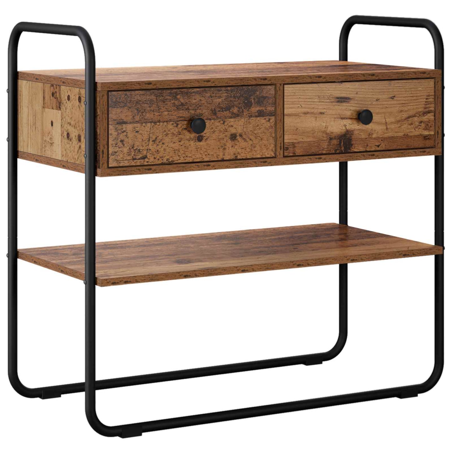 vidaXL Console Table Old Wood 100 x 40 x 75 cm Engineered Wood