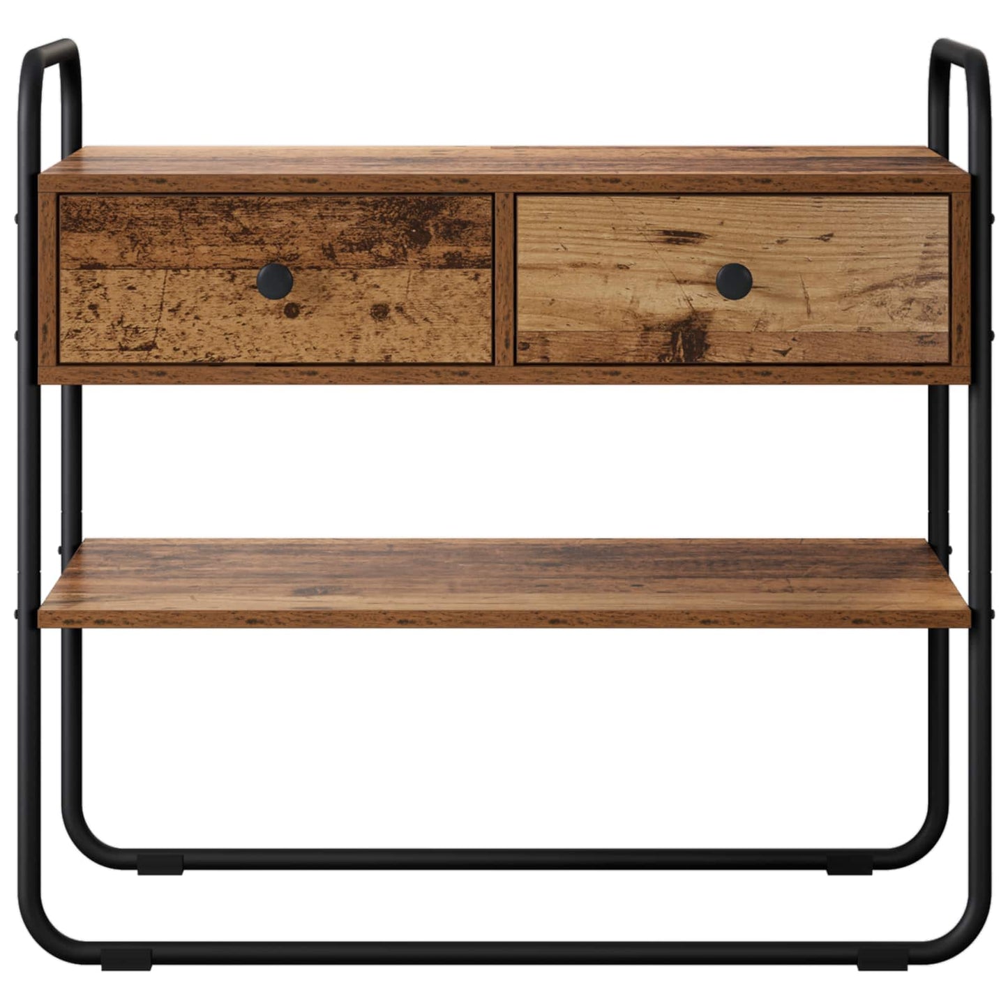 vidaXL Console Table Old Wood 100 x 40 x 75 cm Engineered Wood