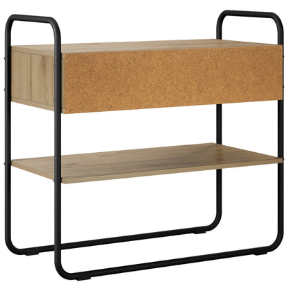 vidaXL Console Table Artisan Oak 100 x 40 x 75 cm Engineered Wood