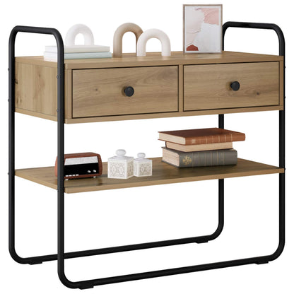 vidaXL Console Table Artisan Oak 100 x 40 x 75 cm Engineered Wood