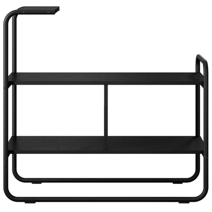 vidaXL Console Table Black Oak 80 x 35 x 75 cm Engineered Wood